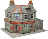 Metcalfe PO309 OO/HO Gauge Corner Shop or Pub (Stone) Card Kit