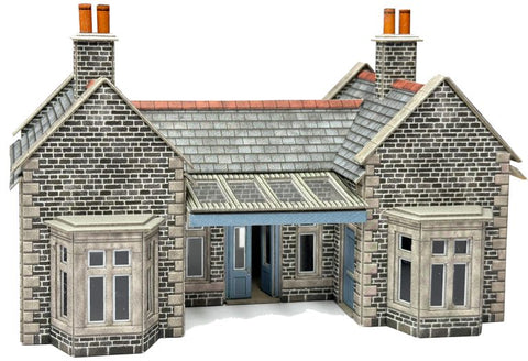 Metcalfe PO315 OO/HO Gauge Little Cardleywick Station Card Kit