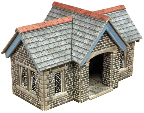 Metcalfe PO316 OO/HO Gauge Little Cardleywick Station Shelter Card Kit