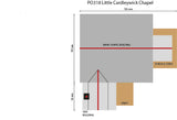 Metcalfe PO318 OO/HO Gauge Little Cardleywick Chapel Card Kit