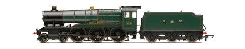 Hornby R30376 OO Gauge RailRoad GWR, Class 1000, 'County of Merioneth' Train Pack - Era 3