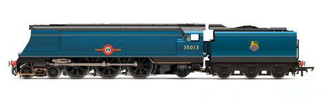Hornby R30401 OO Gauge BR Merchant Navy Class Blue Funnel Certum Pete Finem 35013