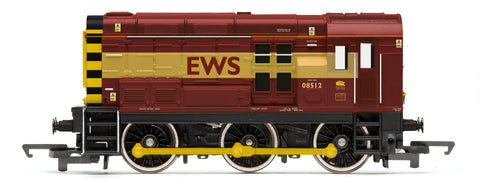 Hornby R30430 OO Gauge RailRoad EWS Class 08 08512