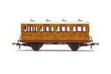 Hornby R40414 OO Gauge IoW CR, 4 Wheel Coach (4 Door), 1st Class - Era 2