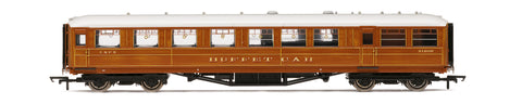 Hornby R40455 OO Gauge LNER Gresley Corridor Teak Coaches Buffet 21609