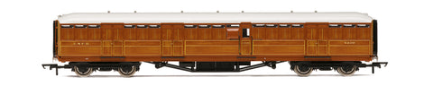Hornby R40456 OO Gauge LNER Gresley Corridor Teak Coaches Passenger Brake 4239