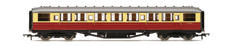 Hornby R40458 OO Gauge BR Gresley Corridor 3rd Coach Crimson/Cream E11010E