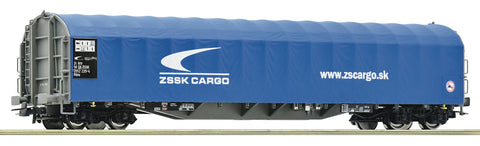 Roco 6600050 HO Gauge ZSSK Cargo Rilns Sliding Tarpaulin Wagon VI