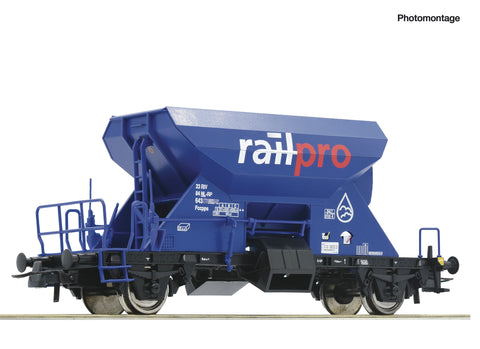 Roco 6600070 HO Gauge Railpro Fccpps 4 Wheel Gravel Hopper Wagon VI