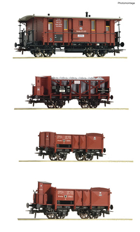 Roco 6600073 HO Gauge KPEV Ni/Schwerin/Essen/Schwerin Wagon Set (4) I