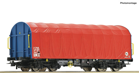 Roco 6600085 HO Gauge Onrail Shimmns Sliding Tarpaulin Wagon VI