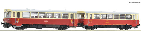 Roco 7700010 HO Gauge CSD M152 0262 Diesel Railcar & Trailer IV