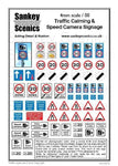 Sankey Scenics RTS/SC4 OO Gauge Traffic Calming & Speed Camera Signage