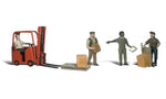 Woodland Scenics A1911 HO/OO Gauge Workers with Forklift