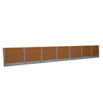 ATD Models ATD003 OO Gauge Timber Fencing Brown w Concrete Posts Card Kit