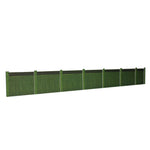 ATD Models ATD016 OO Gauge Wooden Fencing Green w Trellis Top Card Kit