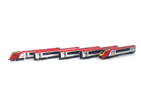 Dapol 2D-023-001 N Gauge Class 221 108 'Sir Ernest Shackleton' 5 Car DMU Virgin Old