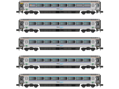 Dapol 2P-009-500 N Gauge Mk3 Coach Set (5) Chiltern Railways