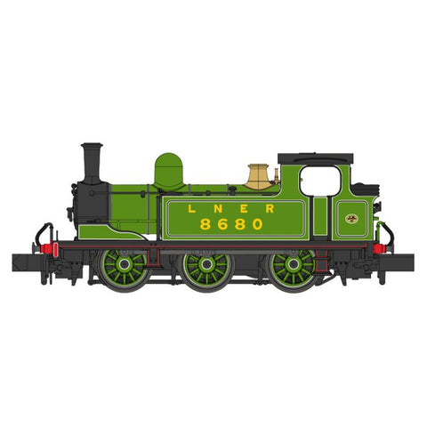 Dapol 2S-022-003D N Gauge J72 8680 LNER Post War Lined Green (DCC Fitted)