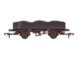 Dapol 4F-060-024 OO Gauge Grampus Wagon BR Black DB990425 Weathered