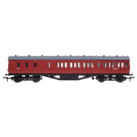 Dapol 4P-010-202 OO Gauge 57ft Stanier Non-Corridor Brake BR Unlined Carmine M20565