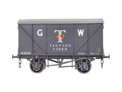 Dapol 7F-066-007 O Gauge GW Standard 12t Van Grey Taunton Cider 123522