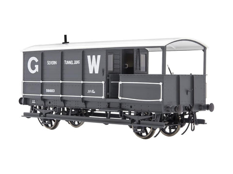Dapol 7F-300-001 O Gauge Toad 20t Brake Van (Diagram AA15) GWR Grey 56683