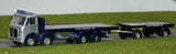 B-T Models DA98 1:76/OO Gauge AEC Mammoth Major 4 Axle Lorry & Trailer Silver Roadways