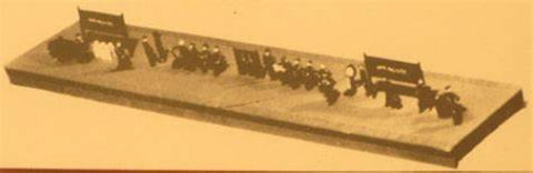 Springside DK5 OO Gauge Whitemetal Platform Detailing Kit (UNPAINTED)