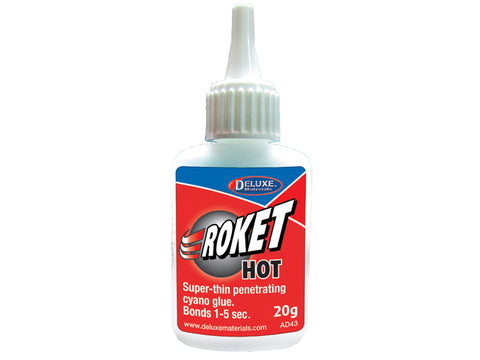 Deluxe Materials AD43 Roket Hot Cyano Glue (20g)