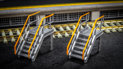 DCC Concepts DML-PAS OO Gauge Modern Station Platform Access Steps (Hand Painted)