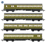 EFE Rail E86021 OO Gauge LBSCR 54ft 'Isle of Wight' 4-Coach Pack SR Maunsell Green
