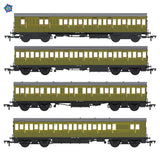 EFE Rail E86021 OO Gauge LBSCR 54ft 'Isle of Wight' 4-Coach Pack SR Maunsell Green