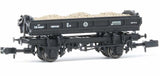 EFE Rail E87512 N Gauge 14T 'Mermaid' Side Tipping Ballast Wagon BR Departmental Black