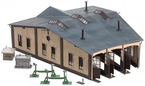 Faller 120277 HO/OO Gauge Roundhouse with Drive Components Kit II