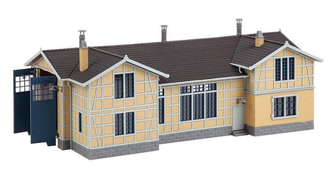 Faller 120287 HO/OO Gauge Single Road Engine Shed Kit II