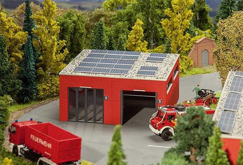 Faller 130161 HO/OO Gauge Modern Fire Station Appliance Hall Kit V