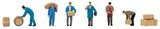 Faller 151609 HO/OO Gauge Warehouse Workers (6) Figure Set