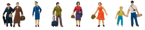 Faller 151616 HO/OO Gauge Waiting Passengers (8) Figure Set