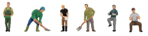 Faller 151643 HO/OO Gauge Farmers (Epoch V) Figure Set