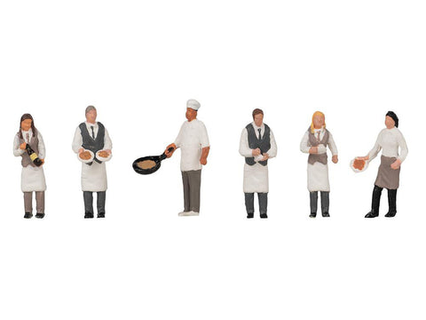 Faller 151692 HO/OO Gauge Catering Staff (6) Figure Set