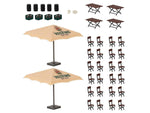 Faller 180437 HO/OO Gauge Veltins Beer Garden Set Kit IV