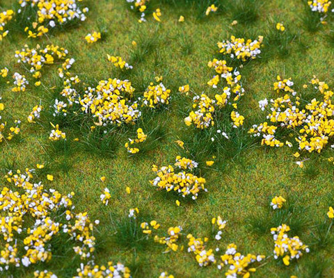 Faller 180467 HO/OO Gauge Yellow Flowering Meadow Landscape Segment 210x148x9mm