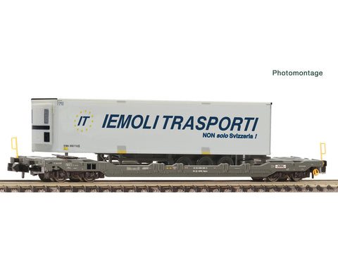 Fleischmann 6660070 N Gauge HUPAC T5 Pocket Wagon w/Iemoli Trailer Load VI