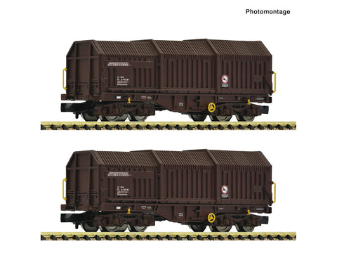 Fleischmann 6660075 N Gauge RCW Shimmns Telescopic Hood Wagon Set (2) VI