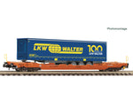 Fleischmann 6660083 N Gauge Wascosa T5 Pocket Wagon w/LKW Walter Trailer Load VI