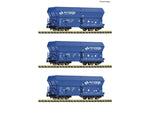 Fleischmann 6660086 N Gauge PKP Cargo Falns Self Discharge Hopper Wagon Set (3) VI