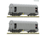 Fleischmann 6660087 N Gauge CD Shimmns Sliding Tarpaulin Wagon Set (2) VI