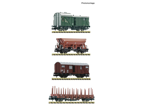 Fleischmann 6660119 N Gauge DB Pwg/Otmm64/Gmhs53/Rms Wagon Set (4) III