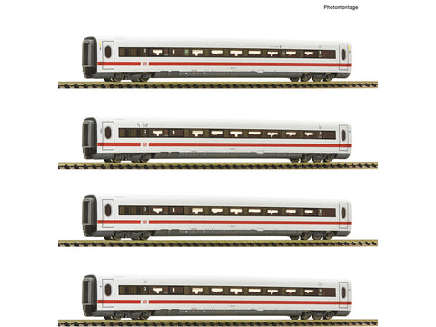 Fleischmann 7760004 N Gauge DBAG ICE2 BR402 Intermediate Coach Set (4) VI